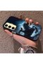 Samsung Galaxy S24 Fe Compatible Hard Acrylic Back Silicone Edge Lens Protection Case - 3