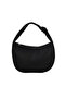 Black Leather Women's Shoulder Bag - 2
