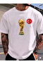 تي شيرت رجالي كبير الحجم مطبوع عليه كأس العالم 2026 (World Cup)