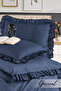 Bellia |   Ruffled Single Duvet Cover Set |   Pillowcase |   Duvet Cover |   Bedspread |   Dowry |   Sleeping Set - 160 X 220 cm - 4