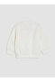 Two Mt Shop Quality Lcw Kids White Printed Standard & Regular Girls' Zip-Up Sweatshirt - 3