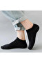 4 Pairs of Black Booties Socks Unisex