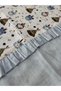 100% Cotton Muslin Baby Blanket with Ruffles, Double Layer Coverlet - 4