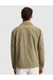 Khaki Shirt Collar Seasonal Coat 50325313-Vr027 - 5