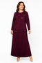 Women's Middle-Aged and Above Large Size Simple Stone Embroidered Mother Pleated Skirt Blouse Set 25535