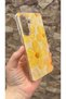 Galaxy A26 Compatible Yellow Floral Patterned Transparent Shock-Absorbing Clear Case with Camera Protection - 4