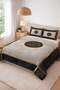 Shiny Velvet Fabric Quilted Double Bedspread Set (3 Pieces) Cky0088
