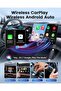 Wireless Car Play Adapter/Wireless Android auto A dapter, Hige-Grade Durability, USB-C/A Universal Car Adapter for iOS/Android - 3