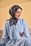 وشاح تيفيل الحريري 11530 - 20 مدخن - نمط حزام كاكي - 2