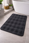 2-Piece Simirna Square Bath Mat & Toilet Set |   Soft and Non-Slip Sole