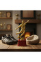 Gold & Red Plastic Football Trophy — 25 cm Ideal for Tournaments & Events - 2