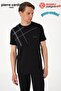 Paris Premium Men's Crew Neck Relaxed Fit Cotton Short Sleeve Casual Pajama Set - 3