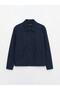 Nevavm Gabardine Comfortable Fit Shirt Collar Men's Jacket with Difference - 6