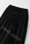 3 Pieces Unisex Regular Pipe Leg Black Color Sweatpants - 3