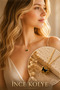 Women's Black Butterfly Figured Brass Chain Minimal Thin Necklace