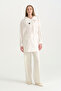 Sequined Cotton Tunic - Ecru