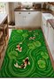 Sdt Fish Theme Patterned Modern Woven Base Decorative Carpet Mosso3475 - 2