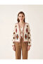 Ethnic Patterned Tie-Up Jacket - 2