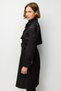 Belted Trench Coat with Shoulder Epaulettes - 4