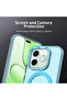 Case for Honor 600 Lite, CandyCase MagSafe, shockproof, blue - 3