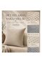Luxury Plush Cushion Cover_1 Piece Single-Sided Cube Cushion Cover_Soft Cushion Cover with Hidden Zipper 42X42 Chickpea Pattern Stone Color - 2