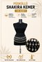 3809 Women's Şakira Belt - Tasseled Beaded Oriental Belt - Dancer's Belt - Dress Skirt Matching Tasseled Waist Belt (10 Pieces) - 3