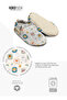 Serengeti Pattern Booties - Organic Cotton Baby Booties, Non-Slip Sole, Newborn Booties - 3