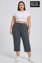 Women's Plus Size Shorts 3Xl-6Xl Relaxed Fit Below Knee Casual Shorts-Spr26Bsrk591