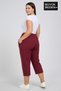 Big Size N Printed Women's Shorts Capri Comfortable Fit Pocketed Lace up 3Xl-6Xl Spr26Bsrk591-19 - 2
