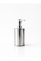 Modern Chrome Stainless Steel Liquid Soap Dispenser Countertop Bathroom Accessory - 2
