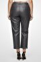 Women Regular Fit Solid Straight Leg Pants,Grey - 4