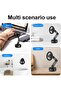 4-in-1 Car Kit with Phone Holder, Dashboard and Windshield Mount, Adjustable Car Mount Stand, Air Vent Clip, Black Universal Car Accessory for Smartphones and GPS Devices - 4