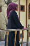 Women's Islamic Clothing Plus Size Three-Layer Lined Abaya Ferace - 5