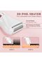 Bikini Trimmer for Women, 3-in-1 Painless Electric Razor for Pubic Hair, Waterproof Cordless Lady Shaver with LED Light, Travel Pouch & Easy Cleaning - 6