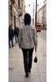 Women's Gray Oversize Star Embroidered Denim Shirt Jacket - 3