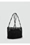 Medium Size Knitted Patterned Shoulder Bag