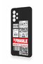 Samsung-A73 Compatible Fragile Patterned Silicone Case - 4