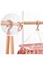 Foldable Laundry Hanger Drying Racks with 32 Clips For small garments Laundry Clothes Pink - 3