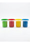4 Color Play Dough Set - 4X120 Grams Educational and Safe Children's Activity Set - 3