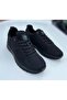 Comfortable Lace-Up Casual Sneaker Unisex Black Shoes Sports Walking Shoes