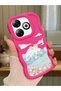 Infinix Hot 40I Compatible Case Camera Protector Red Silicone Couple Phone Case Landscape Pattern