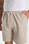 Linen Shorts Summer Wear Anti-Sweat Anti-Show-Through Breathable Fabric - 4