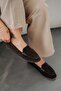 Usher Women's Genuine Suede Loafer Shoes Brown - 2