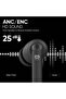 Tune Open-Ear True Wireless Earbuds MT 68G | ANC & ENC with 4 Microphones | Bluetooth 5.3 | 11mm Drivers | 5-6H Playtime | Type-C Charging | HD Stereo Sound | Compatible with iPhone, Android, - 2