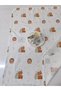 100% Cotton. Single Layer Patterned and Plain Muslin Baby Blanket - 3