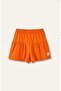 Girl's Ruffled Knitted Shorts - Orange 26391- - 4