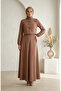 Double Suit with Double Fabric Skirt 5721-05 Milk Coffee - 2
