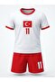 Turkey Printed 2-Piece Set for 10-13 Years Old - Cotton Jersey - White - 2