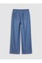 Two Mt Shop Quality Wideleg Women's Jean Pants with Elastic Waist - 6