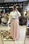 Skirt Suit with Shawl Accessories - 5